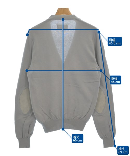 Maison Margiela（メゾンマルジェラ）カーディガン グレー サイズ:S メンズ/2200633305024