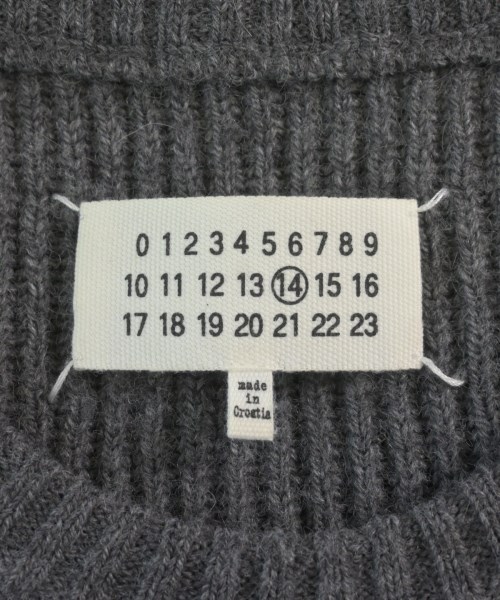 Maison Margiela（メゾンマルジェラ）ニット・セーター グレー サイズ:M メンズ/2200633305055