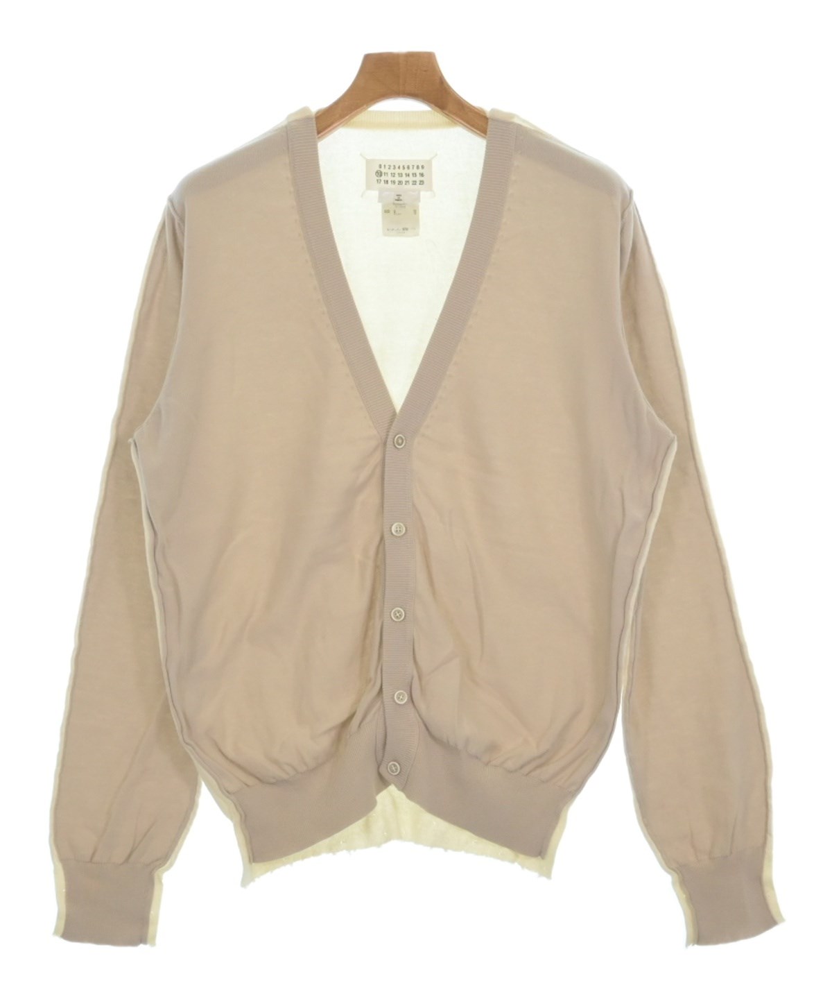 Maison Margiela（メゾンマルジェラ）カーディガン ベージュ サイズ:S
