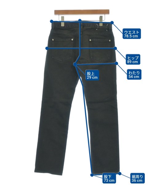 Maison Margiela（メゾンマルジェラ）デニムパンツ 黒 サイズ:30(M位) メンズ/2200633305116