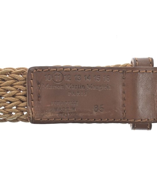 Maison Margiela（メゾンマルジェラ）ベルト ベージュ サイズ:95 メンズ/2200634143076
