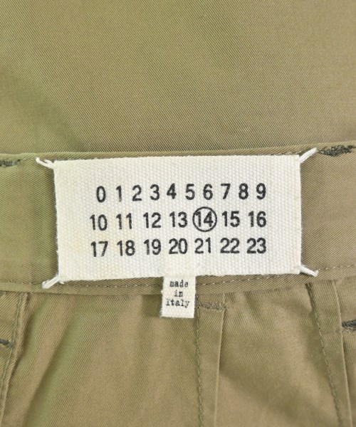Maison Margiela（メゾンマルジェラ）チノパン カーキ サイズ:44(S位) メンズ/2200612081055