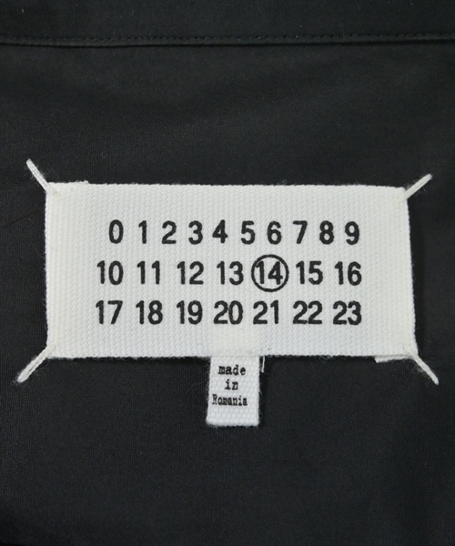 Maison Margiela（メゾンマルジェラ）カジュアルシャツ 黒 サイズ:41(XL位) メンズ/2200612930025