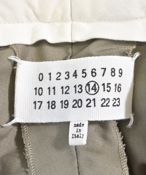 Maison Margiela（メゾンマルジェラ）スラックス ベージュ サイズ:44(S位) メンズ/2200610635168