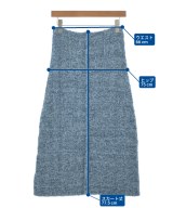 Maison Margiela（メゾンマルジェラ）ひざ丈スカート 青 サイズ:S レディース/2200614693010