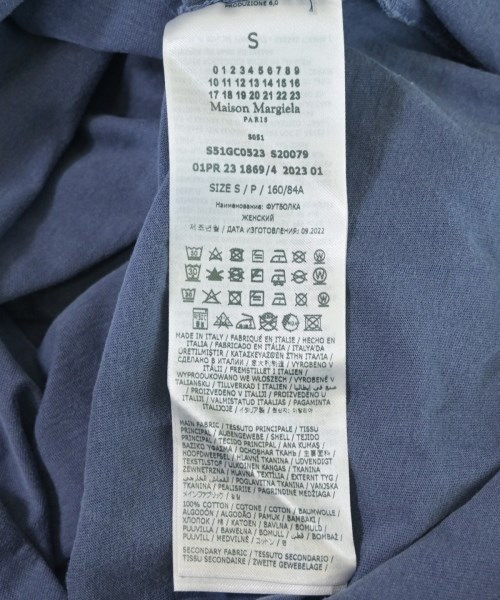 Maison Margiela（メゾンマルジェラ）Tシャツ・カットソー 紺 サイズ:S メンズ/2200614254099