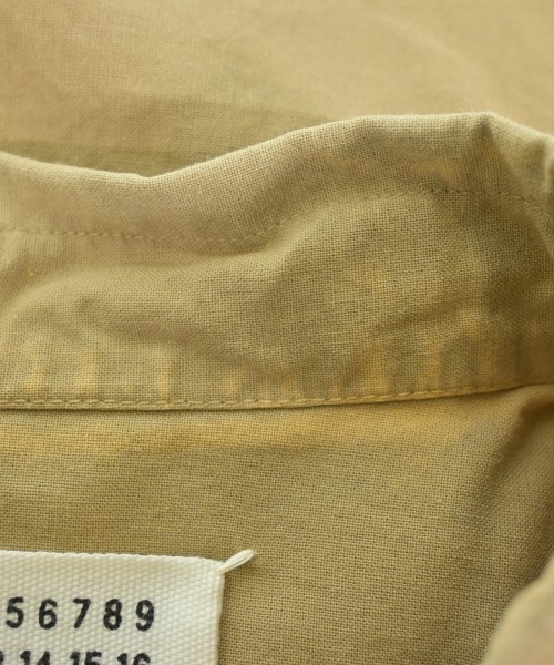 Maison Margiela（メゾンマルジェラ）カジュアルシャツ ベージュ サイズ:1(S位) メンズ/2200615757070