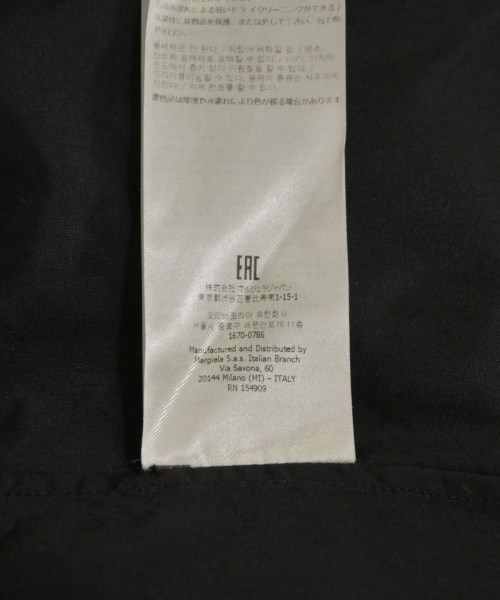 Maison Margiela（メゾンマルジェラ）カジュアルシャツ 黒 サイズ:39(M位) メンズ/2200616173015