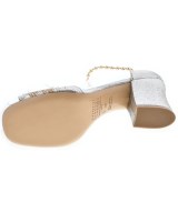 Maison Margiela（メゾンマルジェラ）サンダル シルバー サイズ:EU39(25.5cm位) レディース/2200616300237