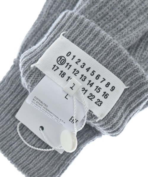 Maison Margiela（メゾンマルジェラ）手袋 グレー サイズ:L メンズ/2200616091074