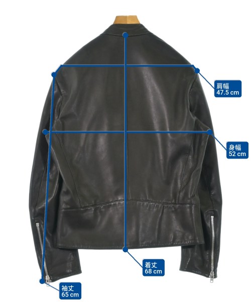 Maison Margiela（メゾンマルジェラ）ライダース 黒 サイズ:50(XL位) メンズ/2200618246014