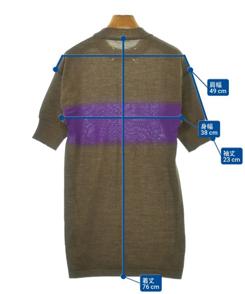 Maison Margiela（メゾンマルジェラ）ニット・セーター 茶 サイズ:S レディース/2200618457052