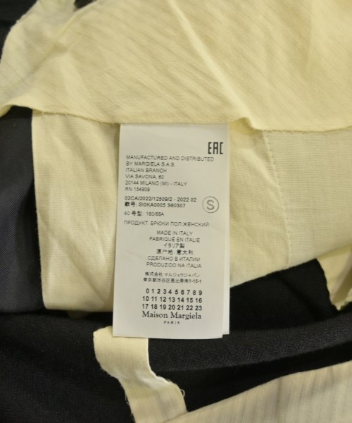 Maison Margiela（メゾンマルジェラ）スラックス 黒 サイズ:40(XXS位) メンズ/2200618566037