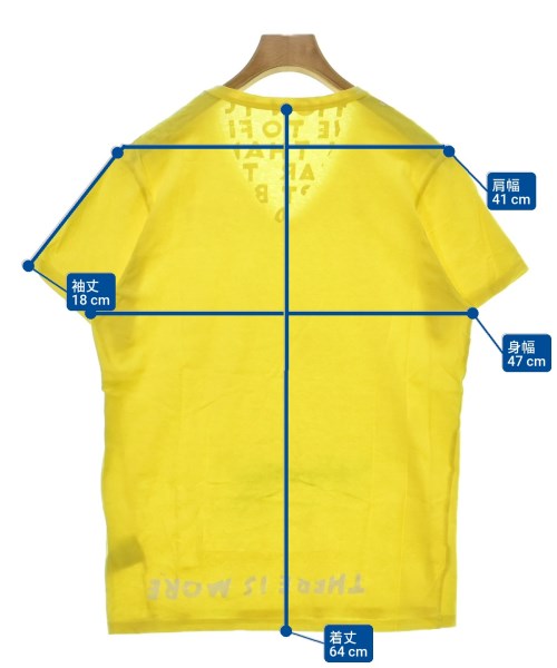 Maison Margiela（メゾンマルジェラ）Tシャツ・カットソー 黄 サイズ:M レディース/2200618577187