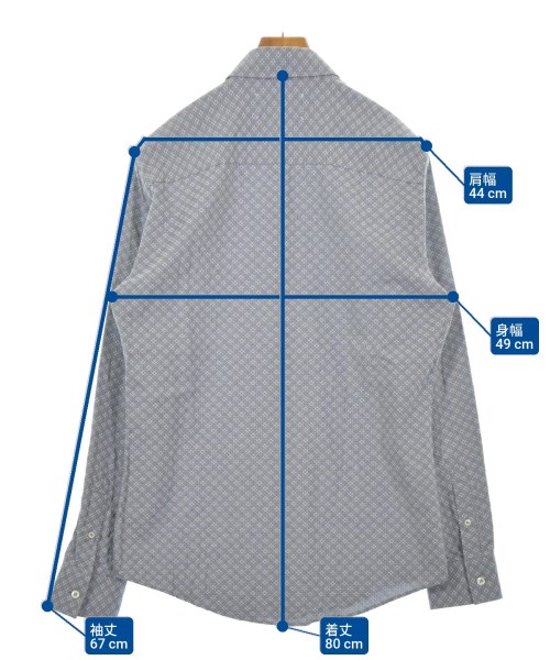 Maison Margiela（メゾンマルジェラ）カジュアルシャツ グレー サイズ:50(XL位) メンズ/2200618721016