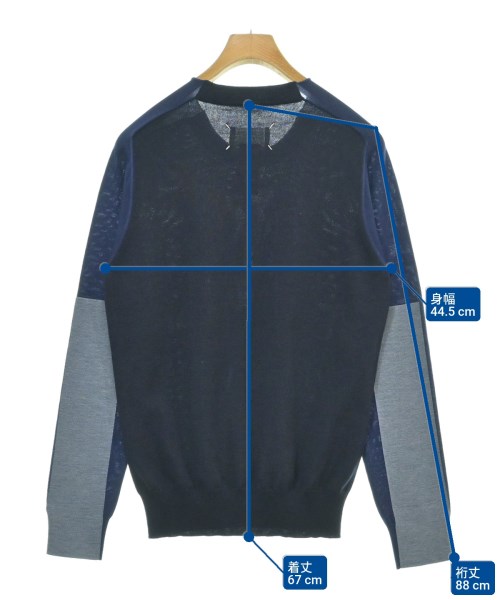 Maison Margiela（メゾンマルジェラ）ニット・セーター 紺 サイズ:M メンズ/2200614032086