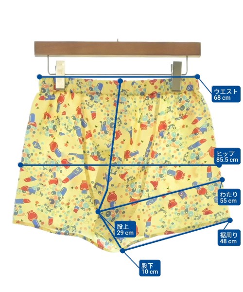 Maison Margiela（メゾンマルジェラ）ショートパンツ 黄 サイズ:S レディース/2200619141035