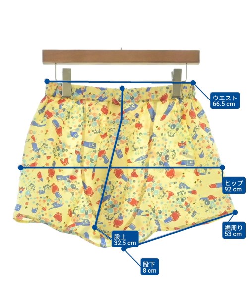 Maison Margiela（メゾンマルジェラ）ショートパンツ 黄 サイズ:S レディース/2200619141042