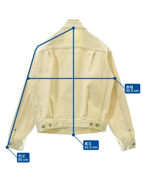 Maison Margiela（メゾンマルジェラ）デニムジャケット ベージュ サイズ:44(S位) メンズ/2200609980460