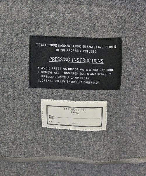 Maison Margiela（メゾンマルジェラ）チェスターコート グレー サイズ:F レディース/2200611920034
