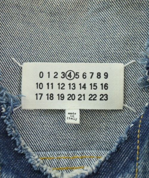 Maison Margiela（メゾンマルジェラ）デニムジャケット 青 サイズ:38(S位) レディース/2200616933121