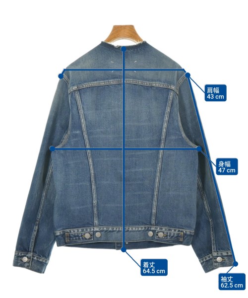 Maison Margiela（メゾンマルジェラ）デニムジャケット 青 サイズ:38(S位) レディース/2200616933121