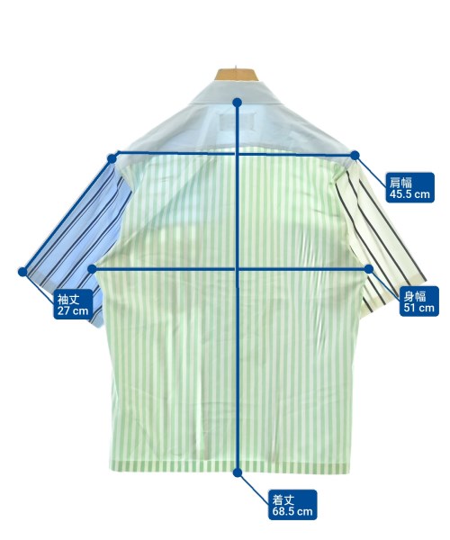 Maison Margiela（メゾンマルジェラ）カジュアルシャツ 青 サイズ:39(M位) メンズ/2200619918033