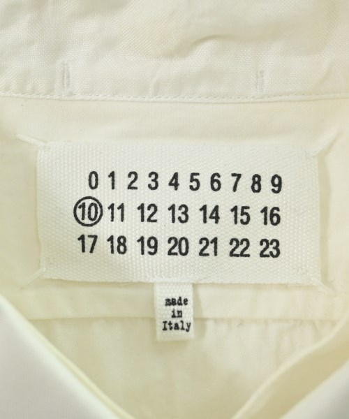 Maison Margiela（メゾンマルジェラ）カジュアルシャツ 白 サイズ:44(S位) メンズ/2200620224024