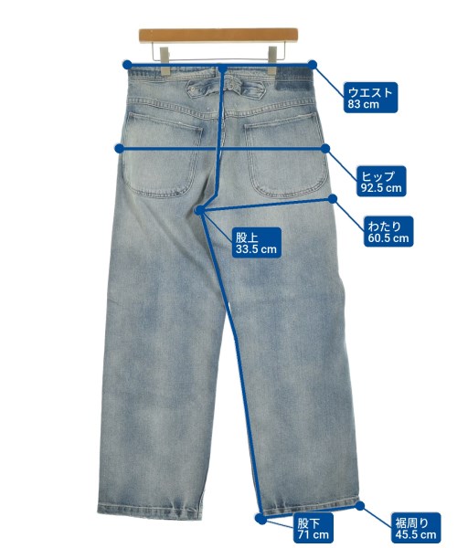 Maison Margiela（メゾンマルジェラ）デニムパンツ 青 サイズ:30(M位) メンズ/2200620793056