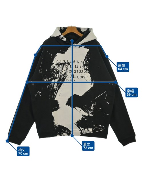 Maison Margiela（メゾンマルジェラ）パーカー 黒 サイズ:48(L位) メンズ/2200620814294