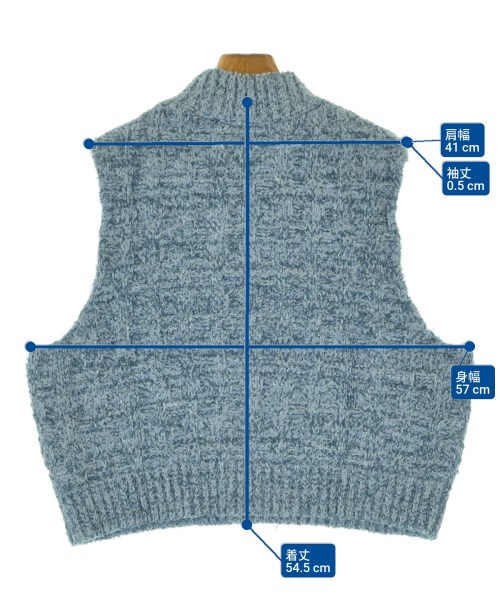 Maison Margiela（メゾンマルジェラ）ベスト/ノースリーブ 青 サイズ:S レディース/2200611066039