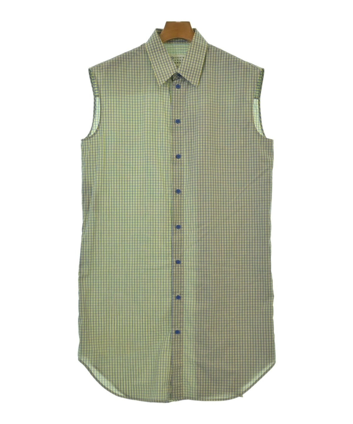 Maison Margiela（メゾンマルジェラ）シャツワンピース 黄 サイズ:40(M