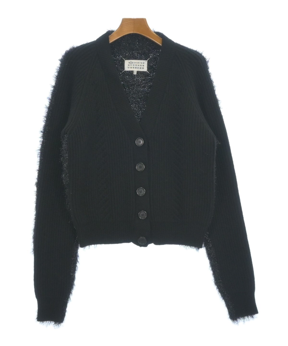 マルジェラ　黒 ニットカーディガン Maison Margiela（メゾンマルジェラ）カーディガン 黒 サイズ:XS