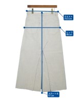 Maison Margiela（メゾンマルジェラ）ロング・マキシ丈スカート 白 サイズ:38(S位) レディース/2200410567072