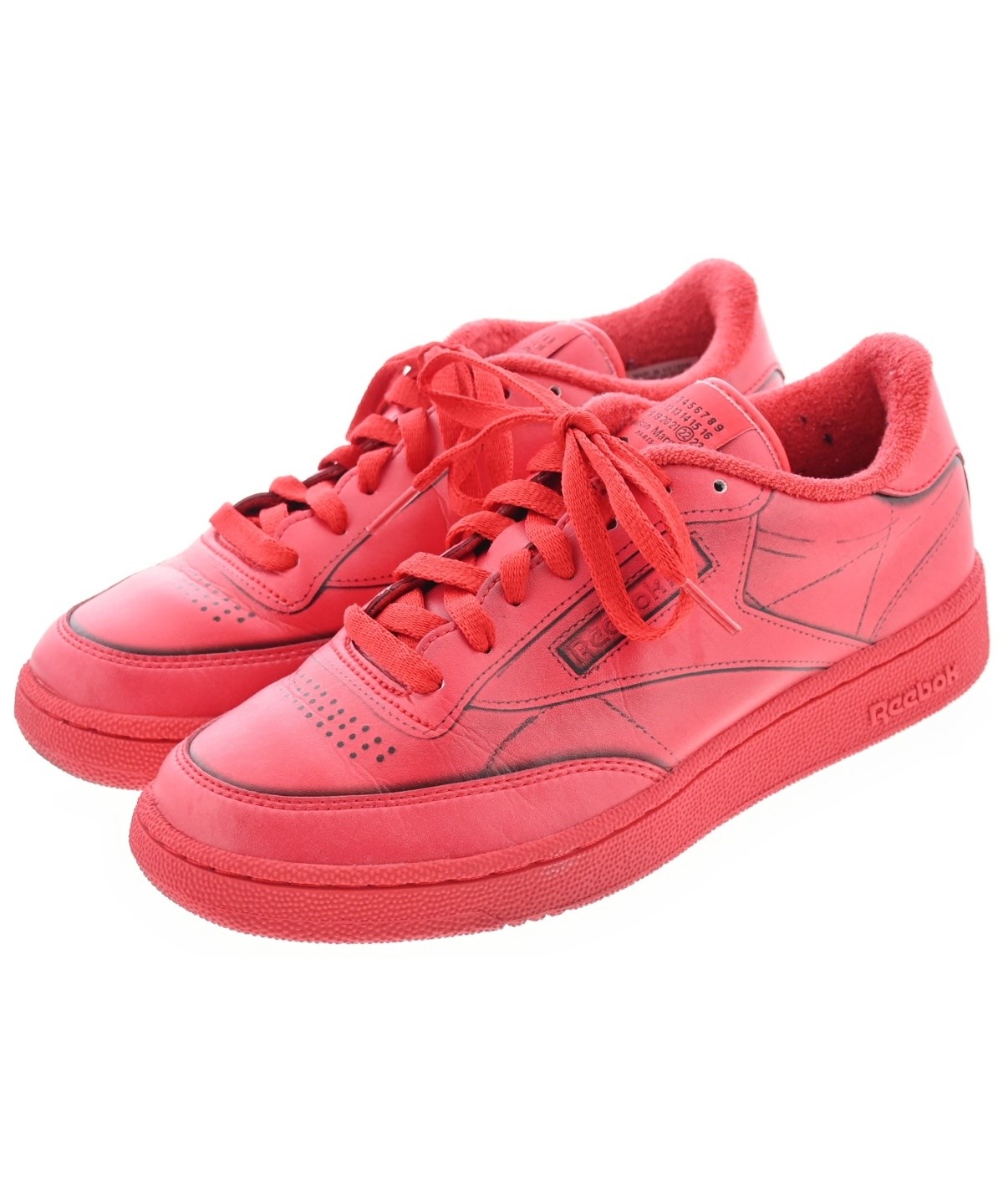 Maison Margiela（メゾンマルジェラ）スニーカー 赤 サイズ:25cm