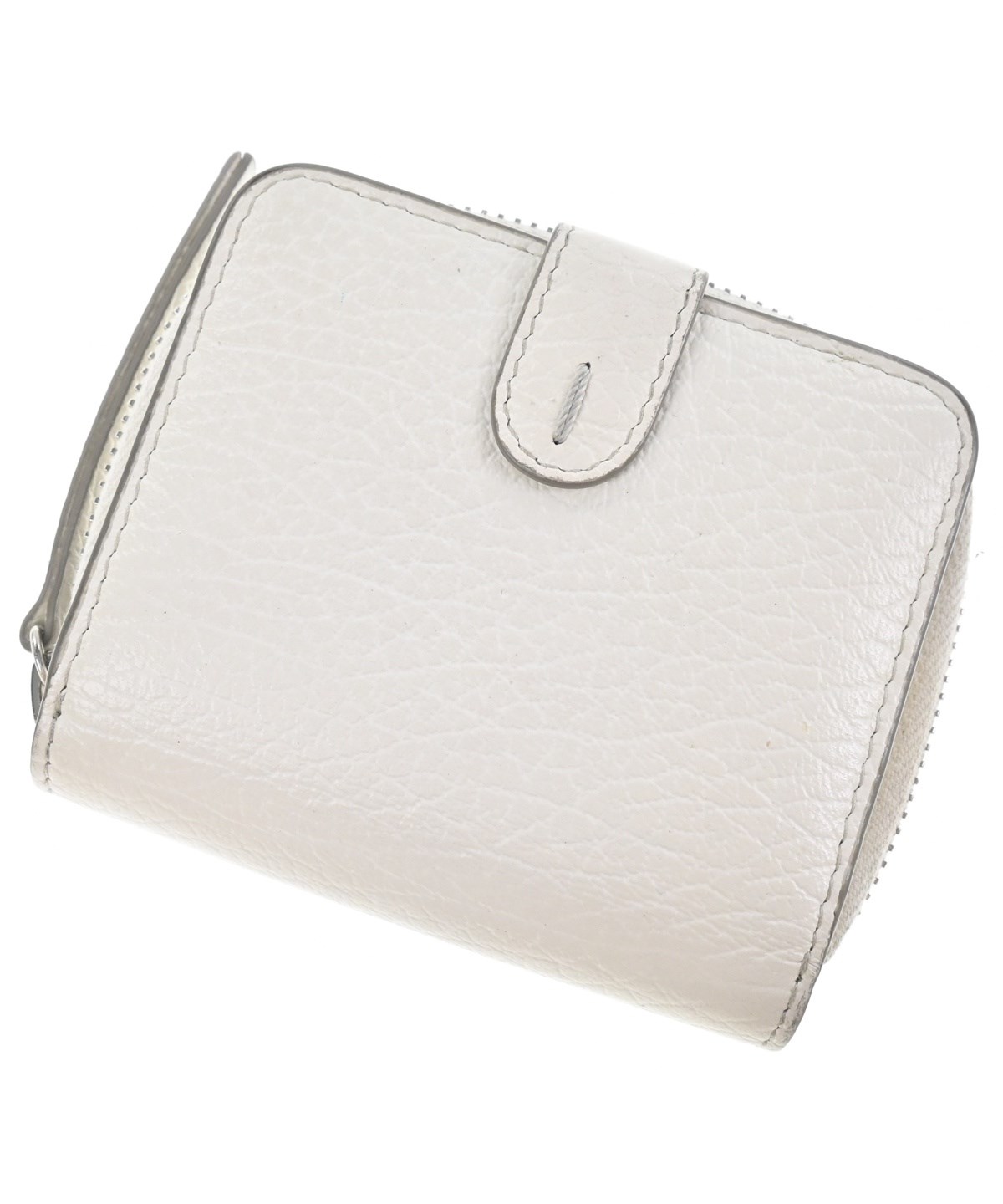 新品 メゾンマルジェラ レザー がま口  パース ホワイト ケース 財布 新品 メゾンマルジェラ レザー がま口 パース ホワイト ケース 財布