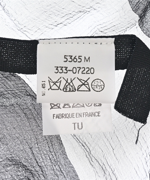 Maison Margiela（メゾンマルジェラ）ストール 黒 サイズ:TU レディース/2200605637368