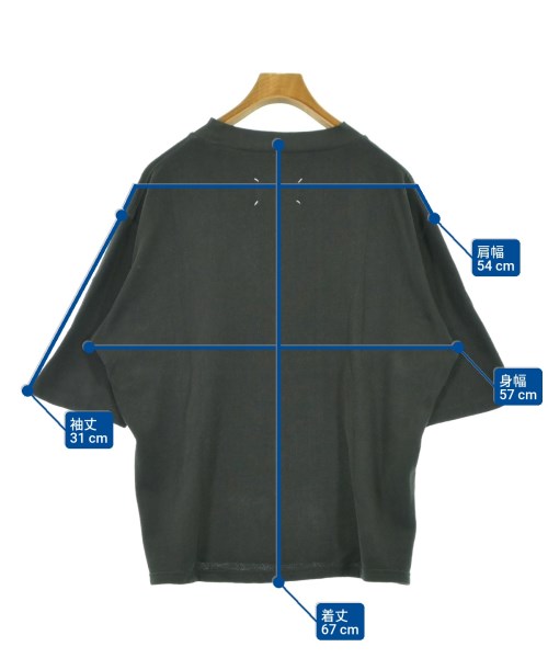 Maison Margiela（メゾンマルジェラ）Tシャツ・カットソー グレー サイズ:S メンズ/2200608650104
