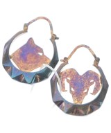 Maison Margiela（メゾンマルジェラ）ピアス 茶 サイズ:- レディース/2200609683156