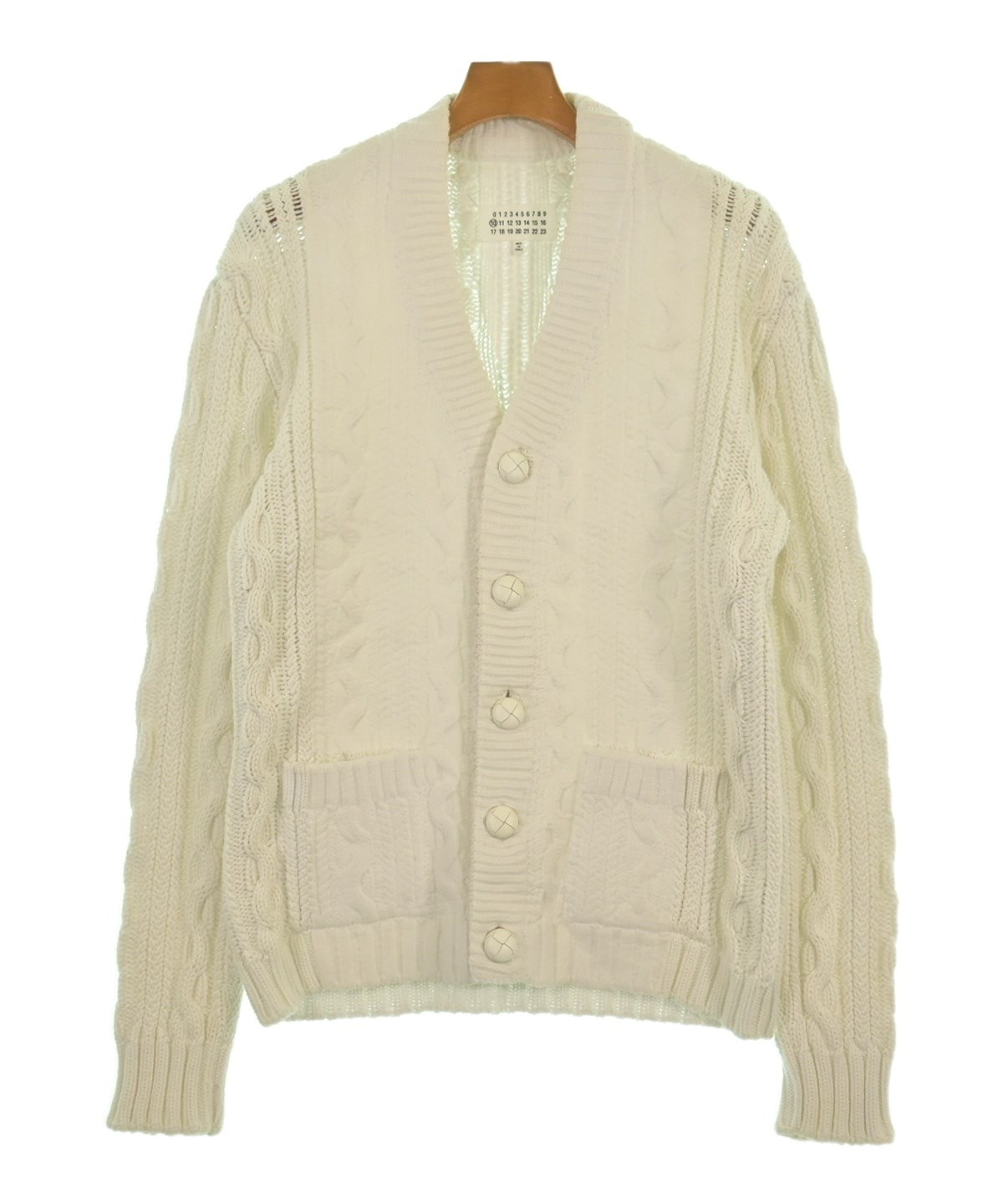 Maison Margiela（メゾンマルジェラ）カーディガン 白 サイズ:S メンズ
