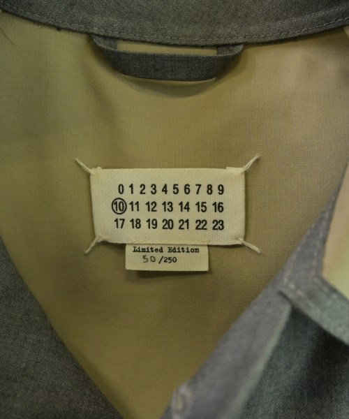 Maison Margiela（メゾンマルジェラ）ステンカラーコート グレー サイズ:48(L位) メンズ/2200671659011