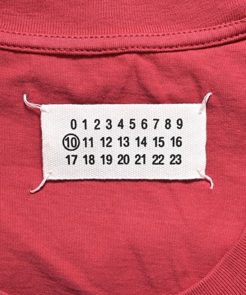 Maison Margiela（メゾンマルジェラ）Tシャツ・カットソー 赤 サイズ:46(M位) メンズ/2200672883033