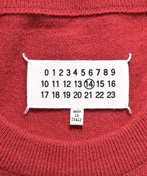 Maison Margiela（メゾンマルジェラ）ニット・セーター 赤 サイズ:S メンズ/2200672883057