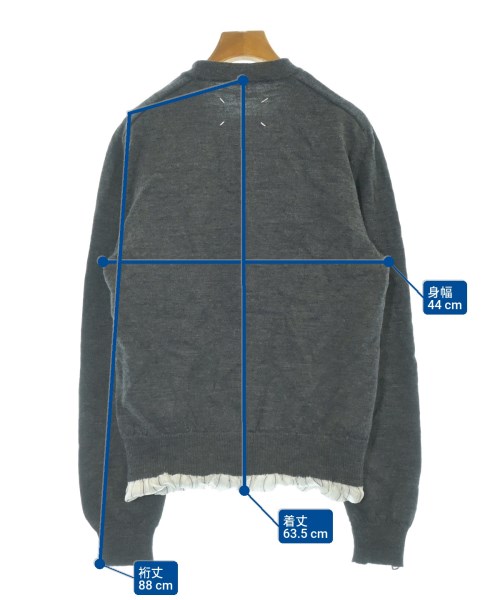 Maison Margiela（メゾンマルジェラ）ニット・セーター グレー サイズ:S レディース/2200670530021