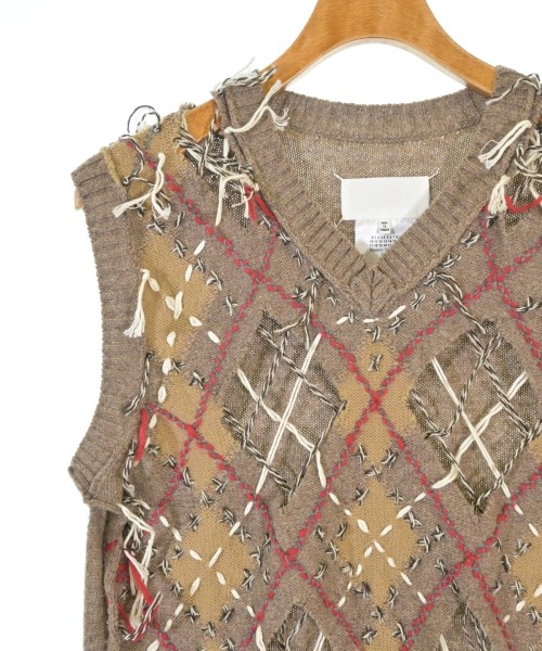 Maison Margiela（メゾンマルジェラ）ベスト 茶 サイズ:M メンズ/2200670530045