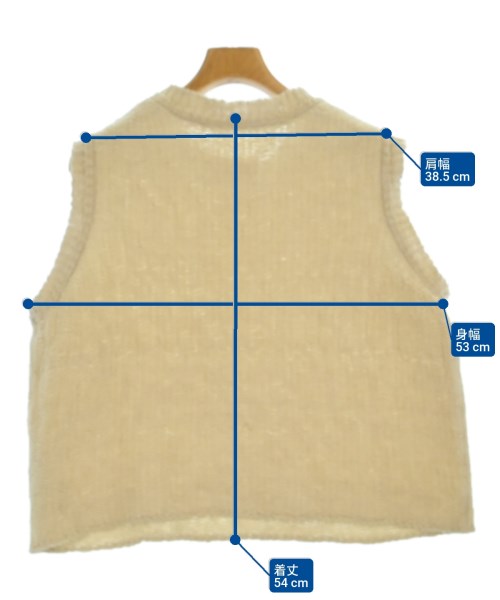 Maison Margiela（メゾンマルジェラ）ベスト ベージュ サイズ:M メンズ/2200670530175