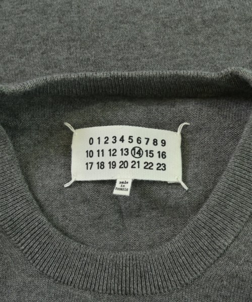 Maison Margiela（メゾンマルジェラ）ニット・セーター グレー サイズ:L メンズ/2200673668066