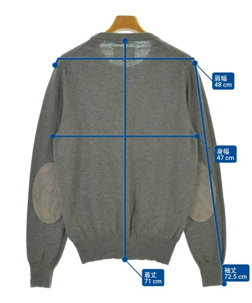 Maison Margiela（メゾンマルジェラ）ニット・セーター グレー サイズ:L メンズ/2200673668066