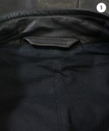 Maison Margiela（メゾンマルジェラ）ライダース 黒 サイズ:48(L位) メンズ/2200675017015