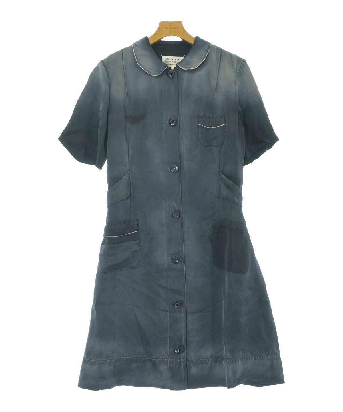 Maison Margiela（メゾンマルジェラ）ワンピース 青 サイズ:40(M位